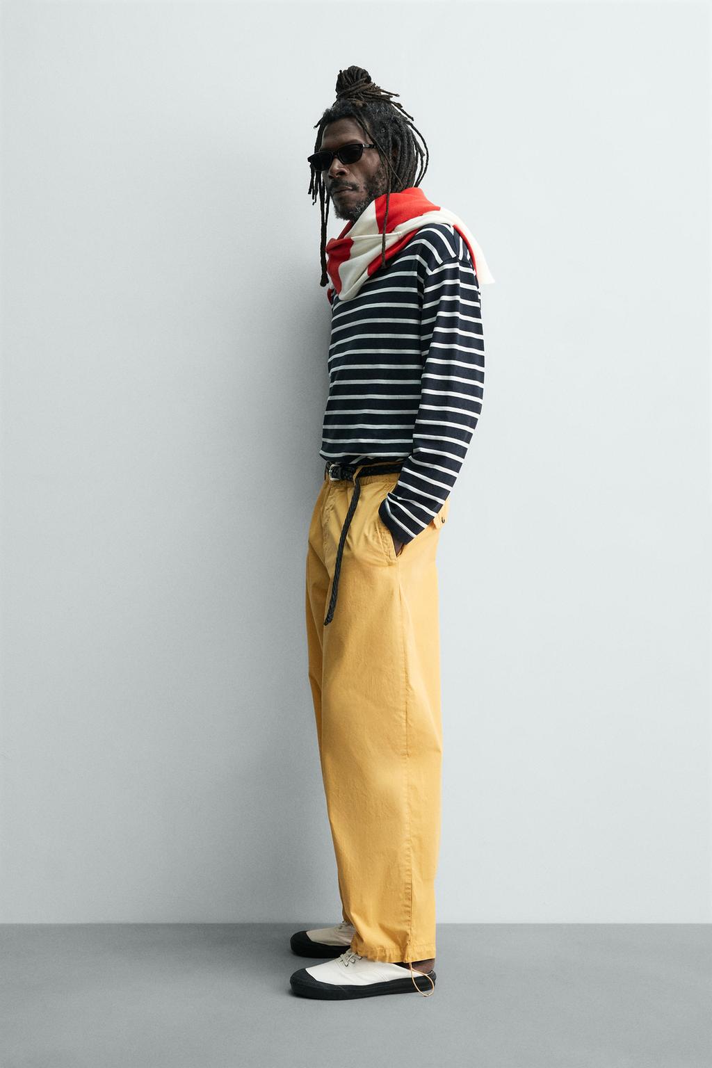 ХЛОПКОВЫЕ БРЮКИ  Zara «Aaron Levine»