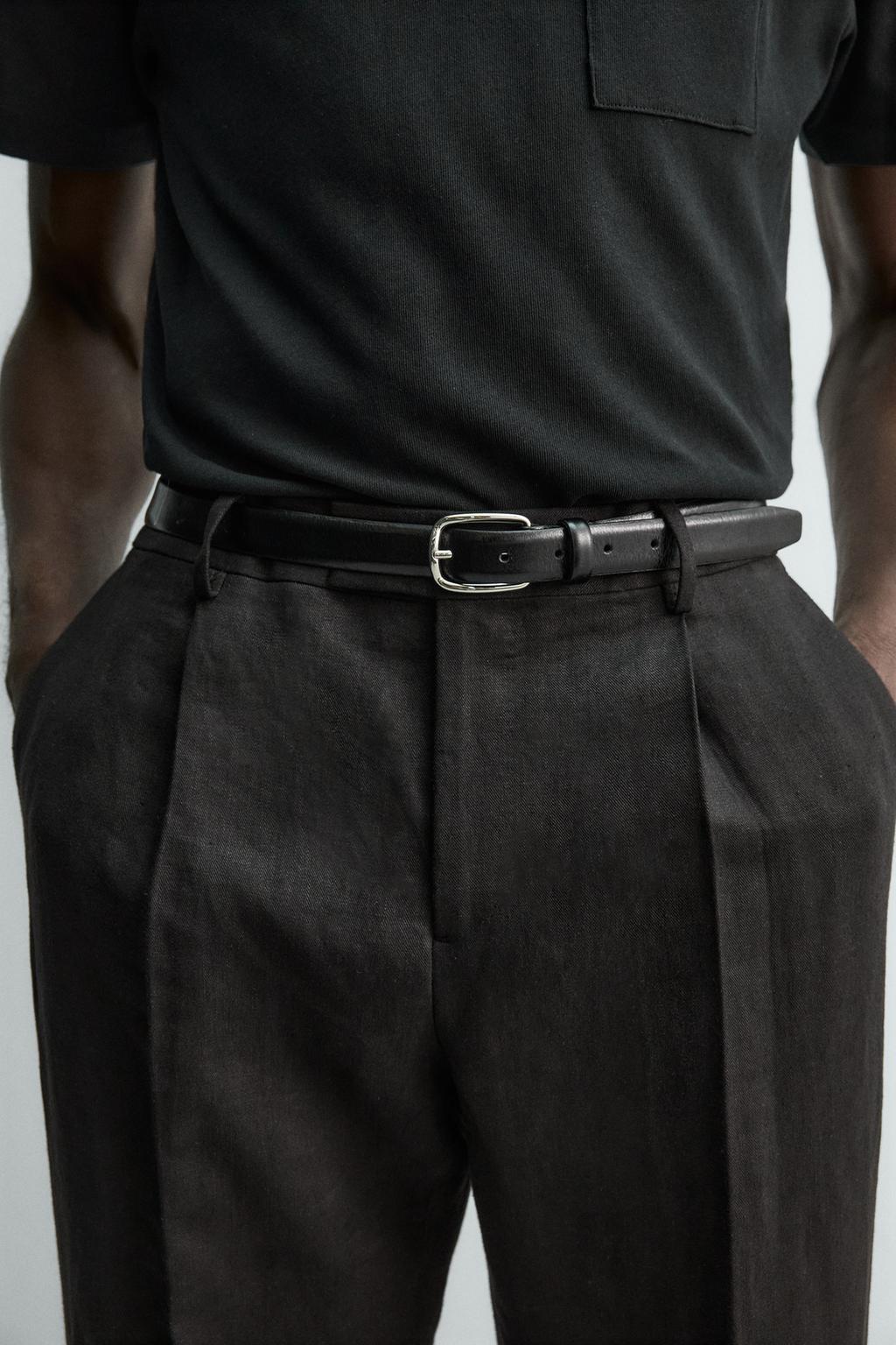 КОЖАНЫЙ РЕМЕНЬ Zara «Aaron Levine»