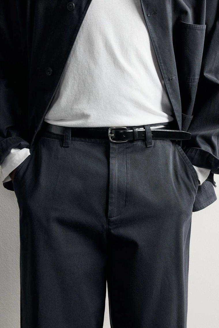 Кожаный ремень Zara «Aaron Levine»