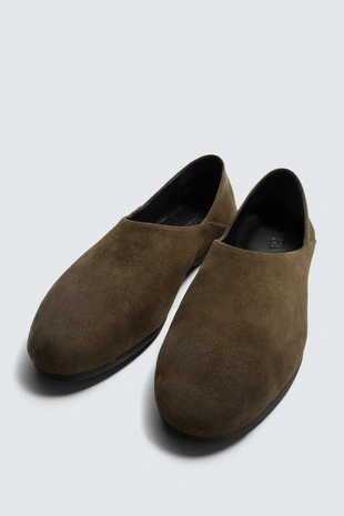 Лоферы из кожи с подошвой Vibram® Zara «Aaron Levine»- Заказать в России