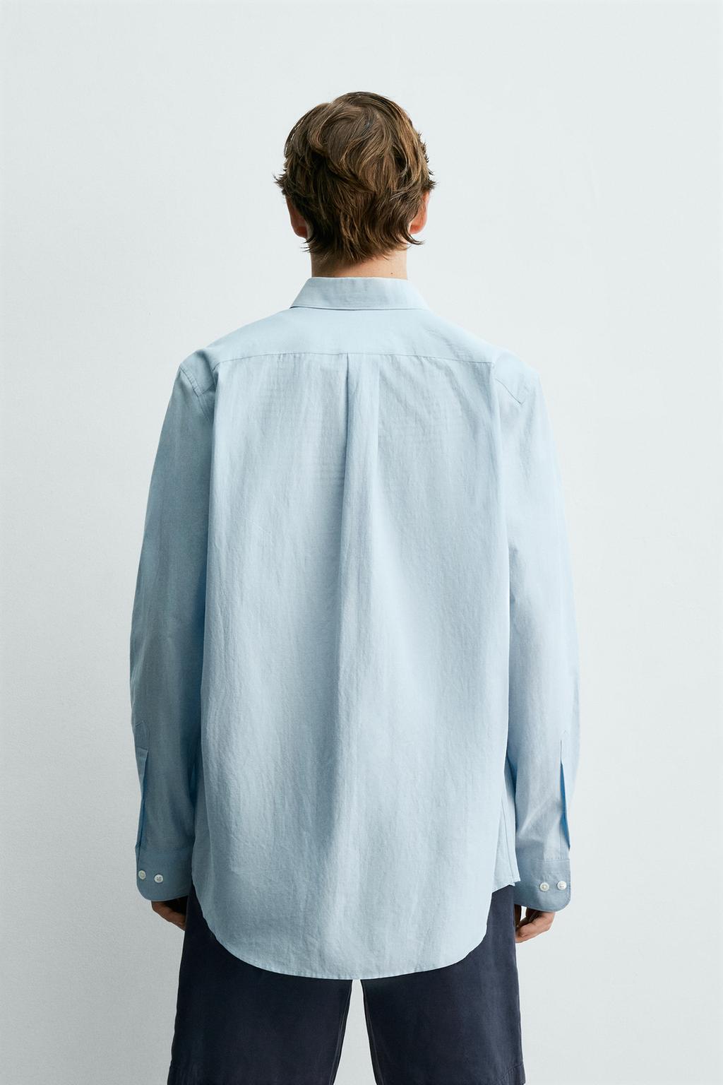 РУБАШКА СВОБОДНОГО КРОЯ С КАРМАНАМИ Zara «Aaron Levine»