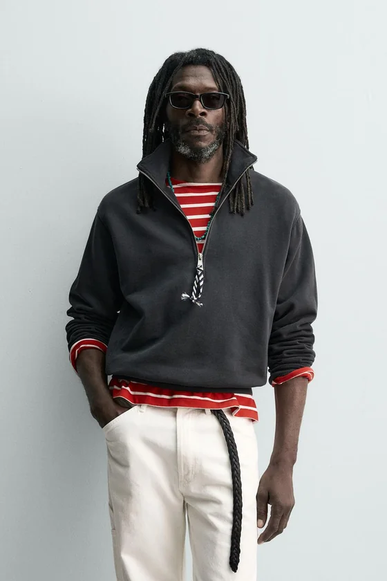 ТОЛСТОВКА НА МОЛНИИ Zara «Aaron Levine»