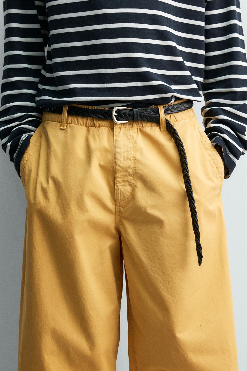 ПЛЕТЕНЫЙ КОЖАНЫЙ РЕМЕНЬ Zara «Aaron Levine»