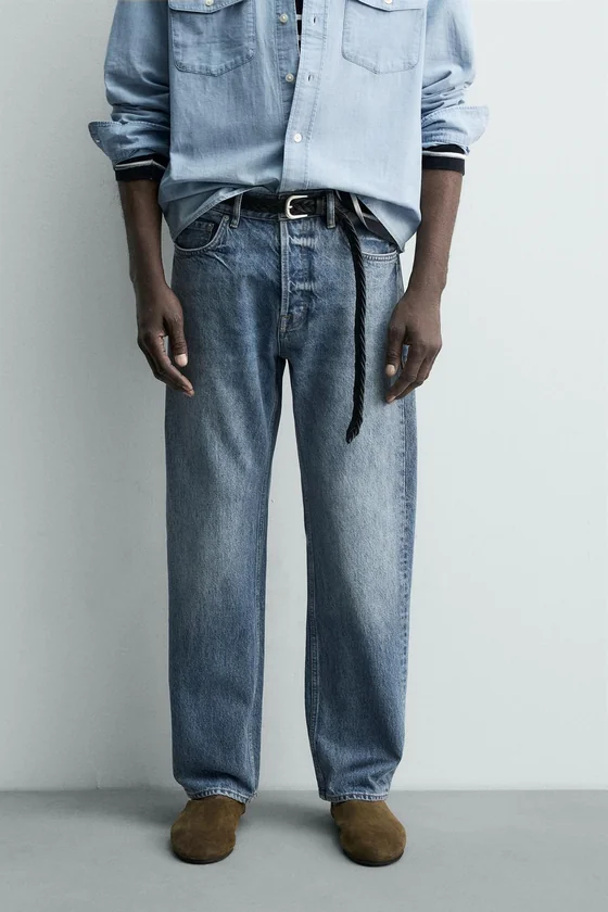 ДЖИНСЫ прямого кроя Zara «Aaron Levine»