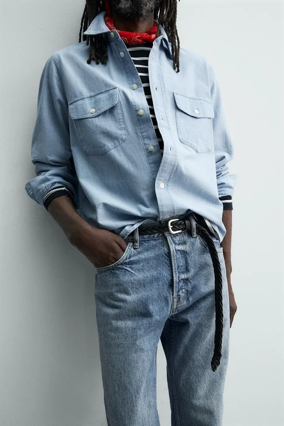 ДЖИНСЫ прямого кроя Zara «Aaron Levine»