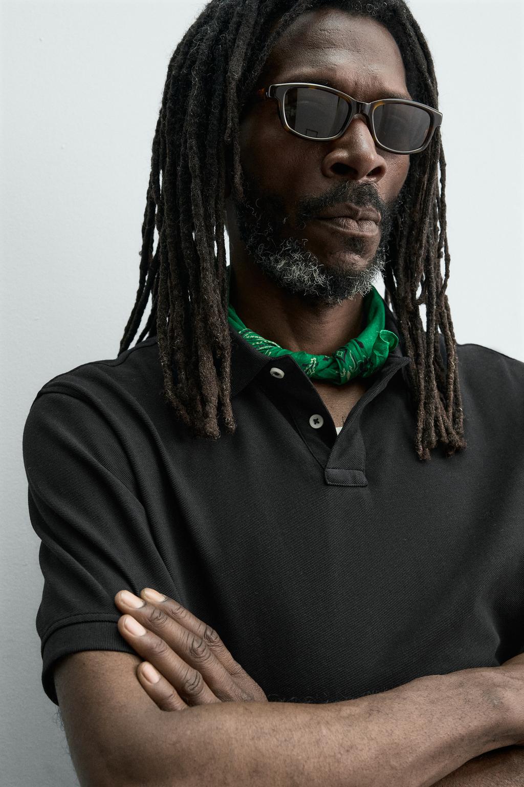 ПОЛО ПИКЕ С ЭФФЕКТОМ ПОТЕРТОСТИ Zara «Aaron Levine»