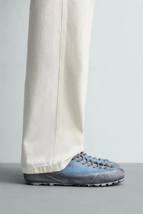 КОЖАНЫЕ КРОССОВКИ Zara «Aaron Levine» НА ПОДОШВЕ Vibram®