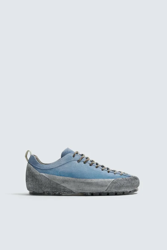 КОЖАНЫЕ КРОССОВКИ Zara «Aaron Levine» НА ПОДОШВЕ Vibram®