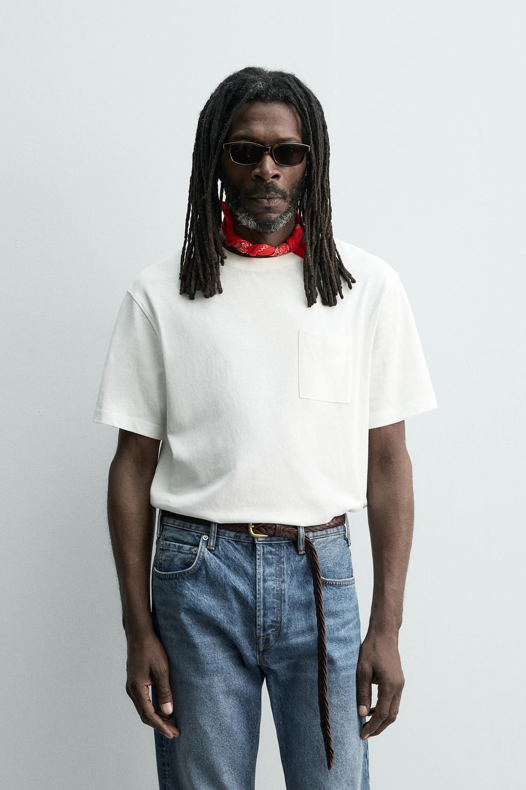 ФУТБОЛКА С КАРМАНОМ Zara «Aaron Levine»