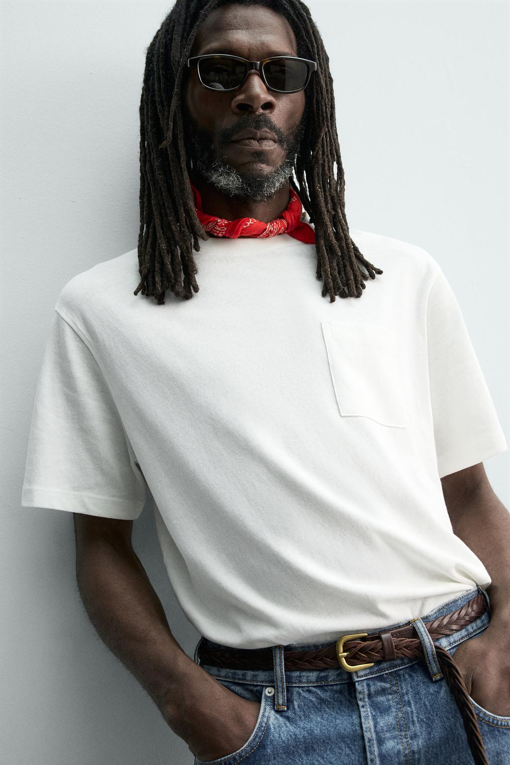 ФУТБОЛКА С КАРМАНОМ Zara «Aaron Levine»