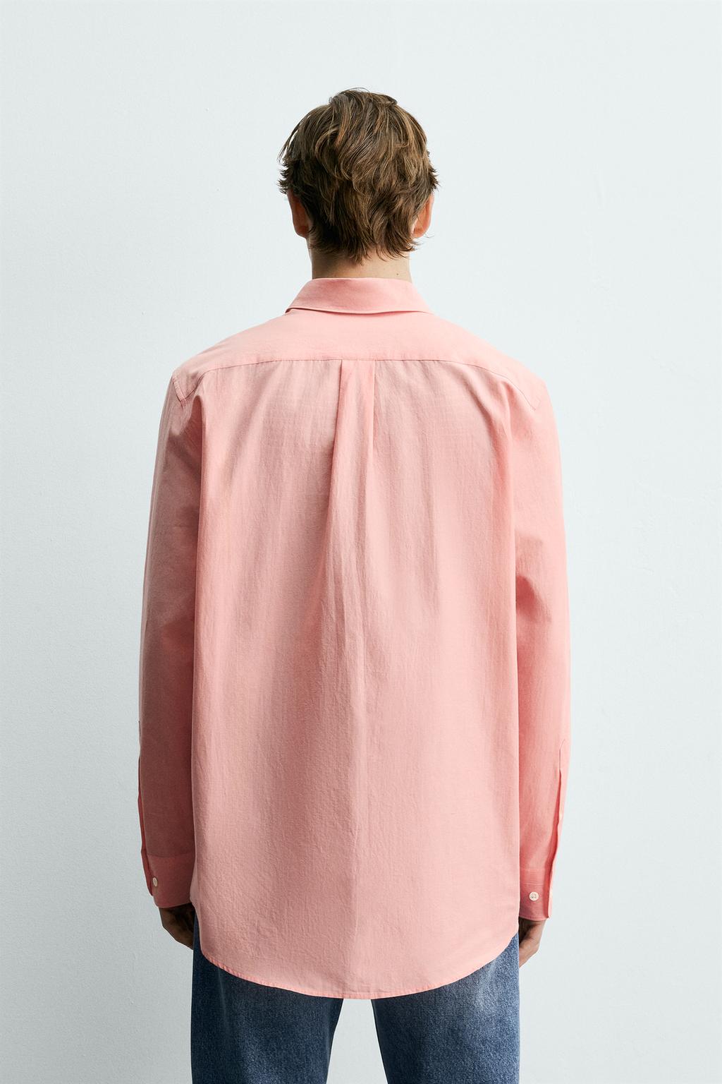 РУБАШКА СВОБОДНОГО КРОЯ С КАРМАНАМИ Zara «Aaron Levine»