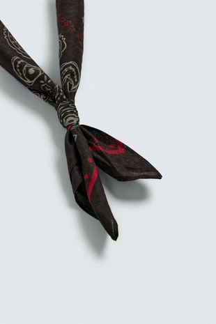 Бандана с принтом пейсли Zara «Aaron Levine»