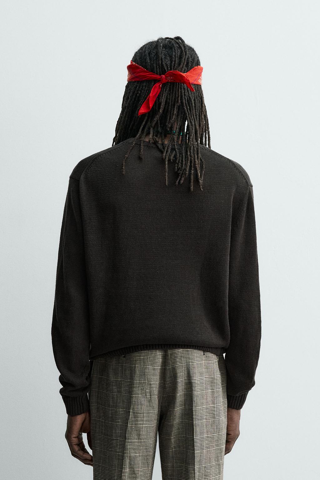 СВИТЕР ИЗ 100% ЛЬНА Zara «Aaron Levine»