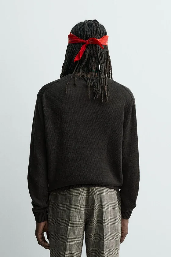 СВИТЕР ИЗ 100% ЛЬНА Zara «Aaron Levine»