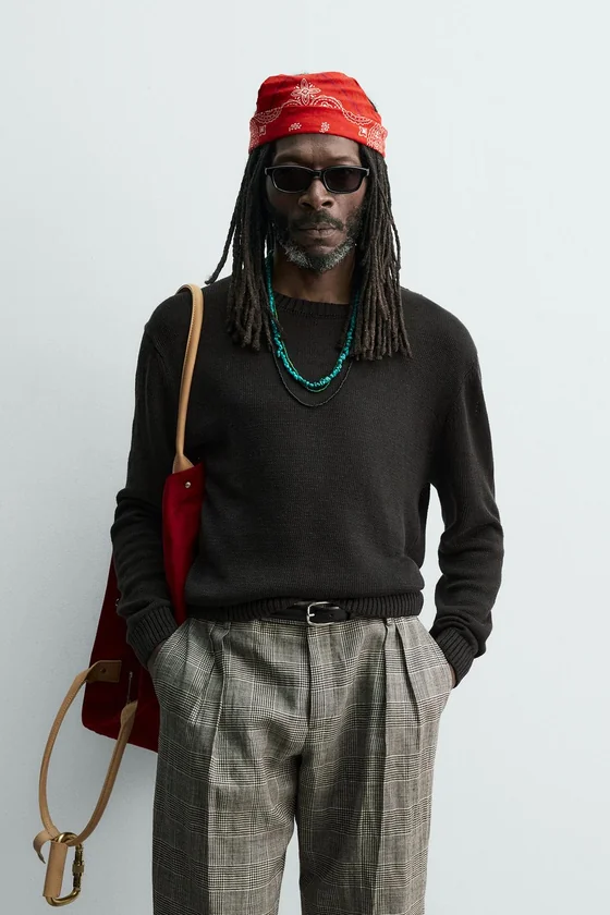 СВИТЕР ИЗ 100% ЛЬНА Zara «Aaron Levine»