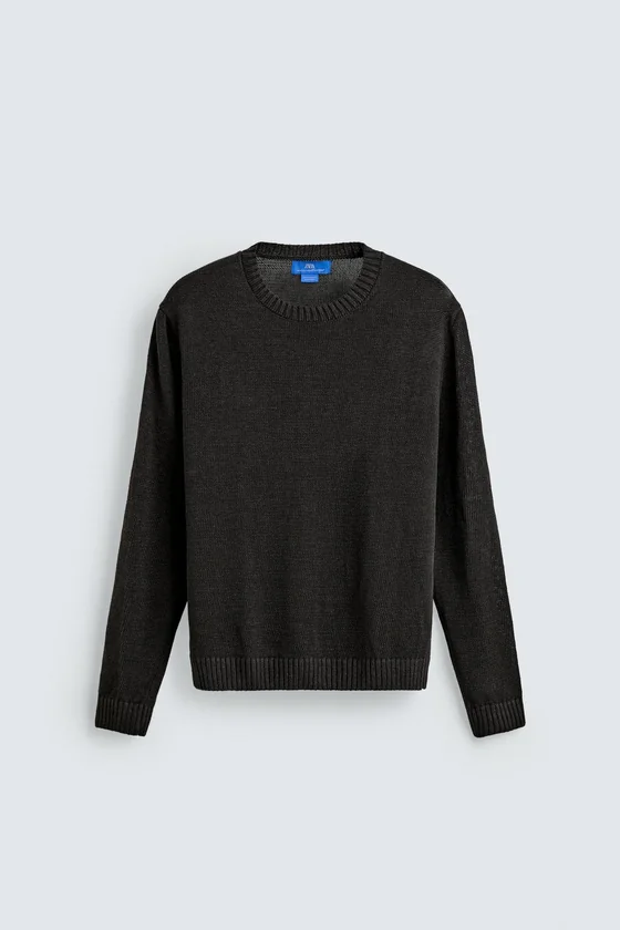 СВИТЕР ИЗ 100% ЛЬНА Zara «Aaron Levine»