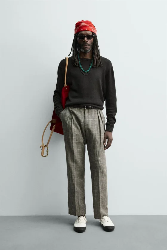 СВИТЕР ИЗ 100% ЛЬНА Zara «Aaron Levine»