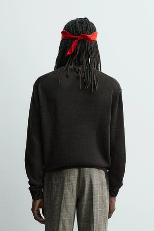 Свитер из 100% льна Zara «Aaron Levine»- Заказать в России