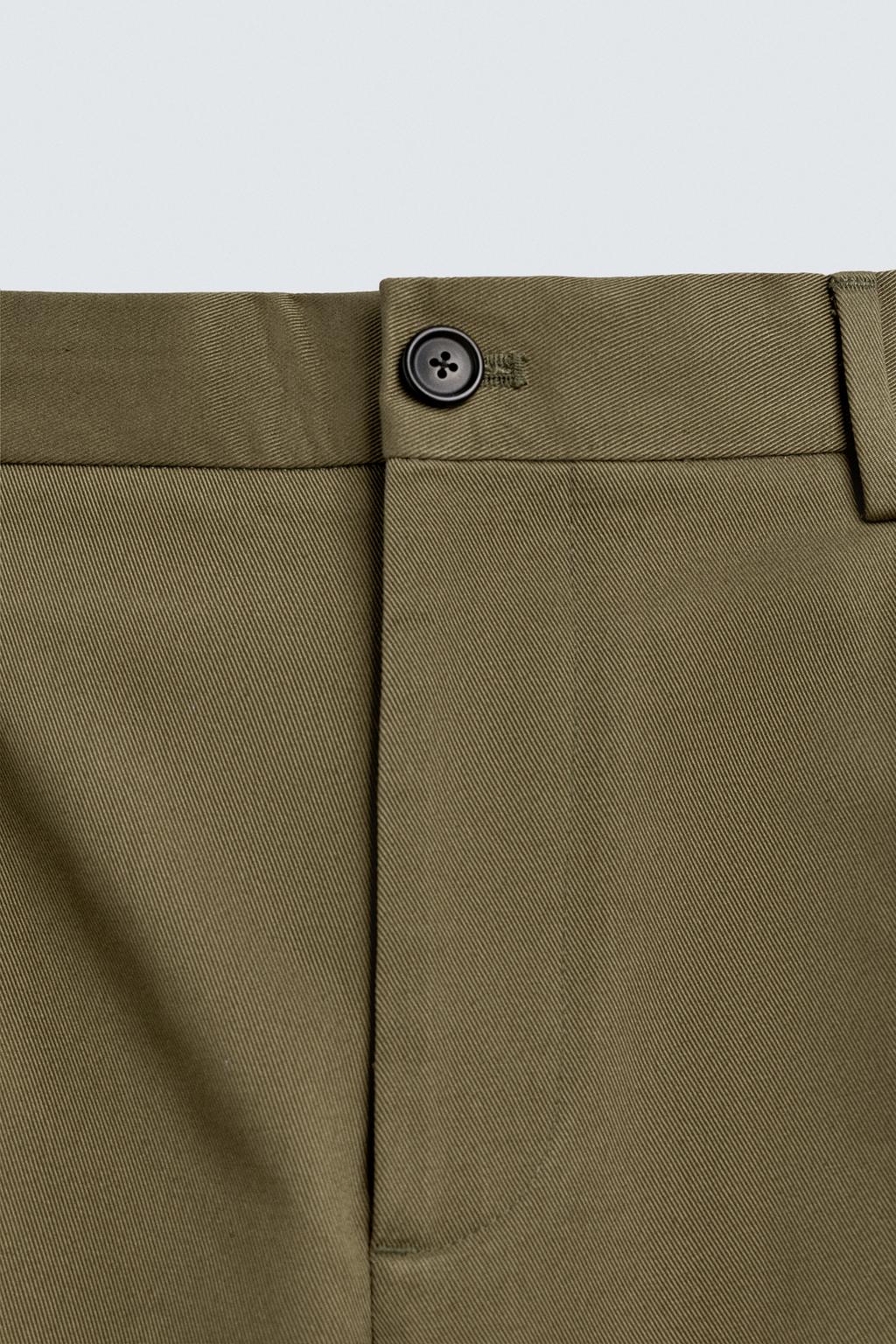 КОРОТКИЕ ШОРТЫ С ЗАЩИПАМИ — Zara «Aaron Levine»