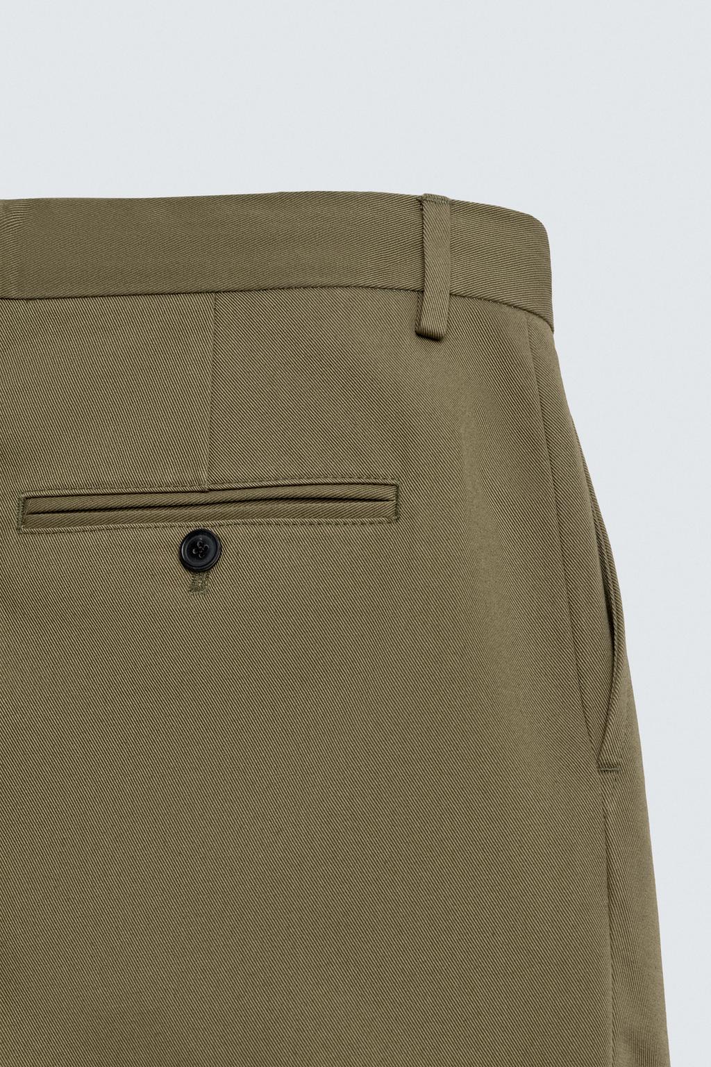 КОРОТКИЕ ШОРТЫ С ЗАЩИПАМИ — Zara «Aaron Levine»