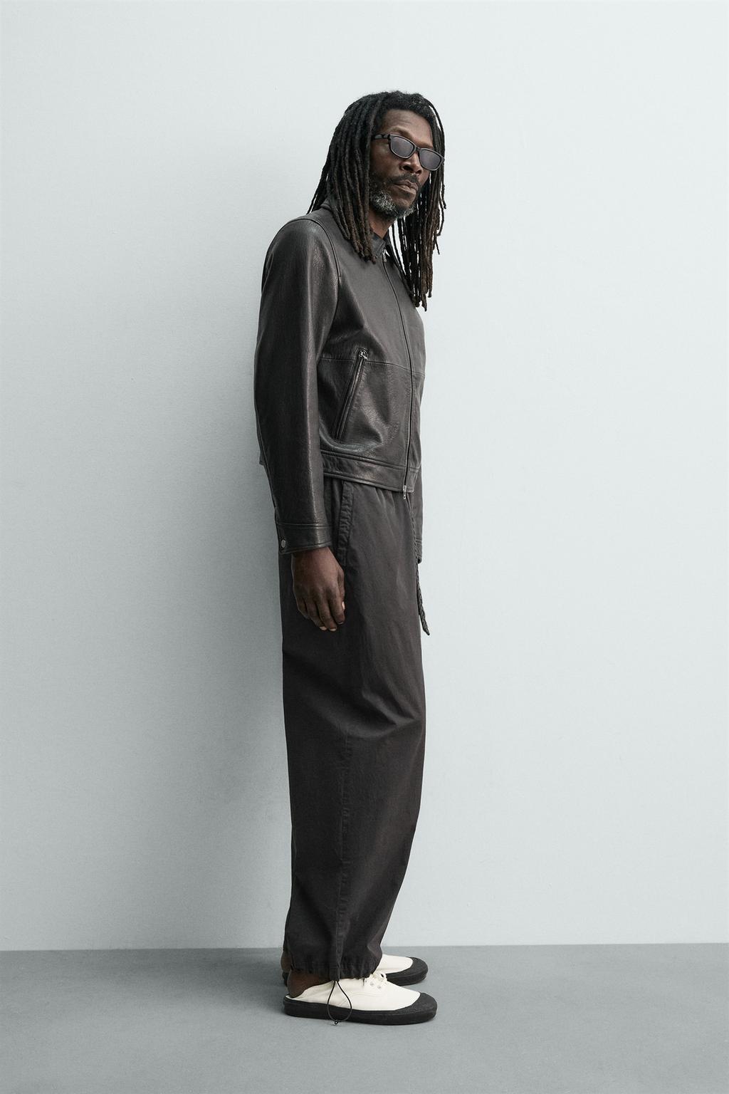 КОЖАНАЯ КУРТКА Zara «Aaron Levine»