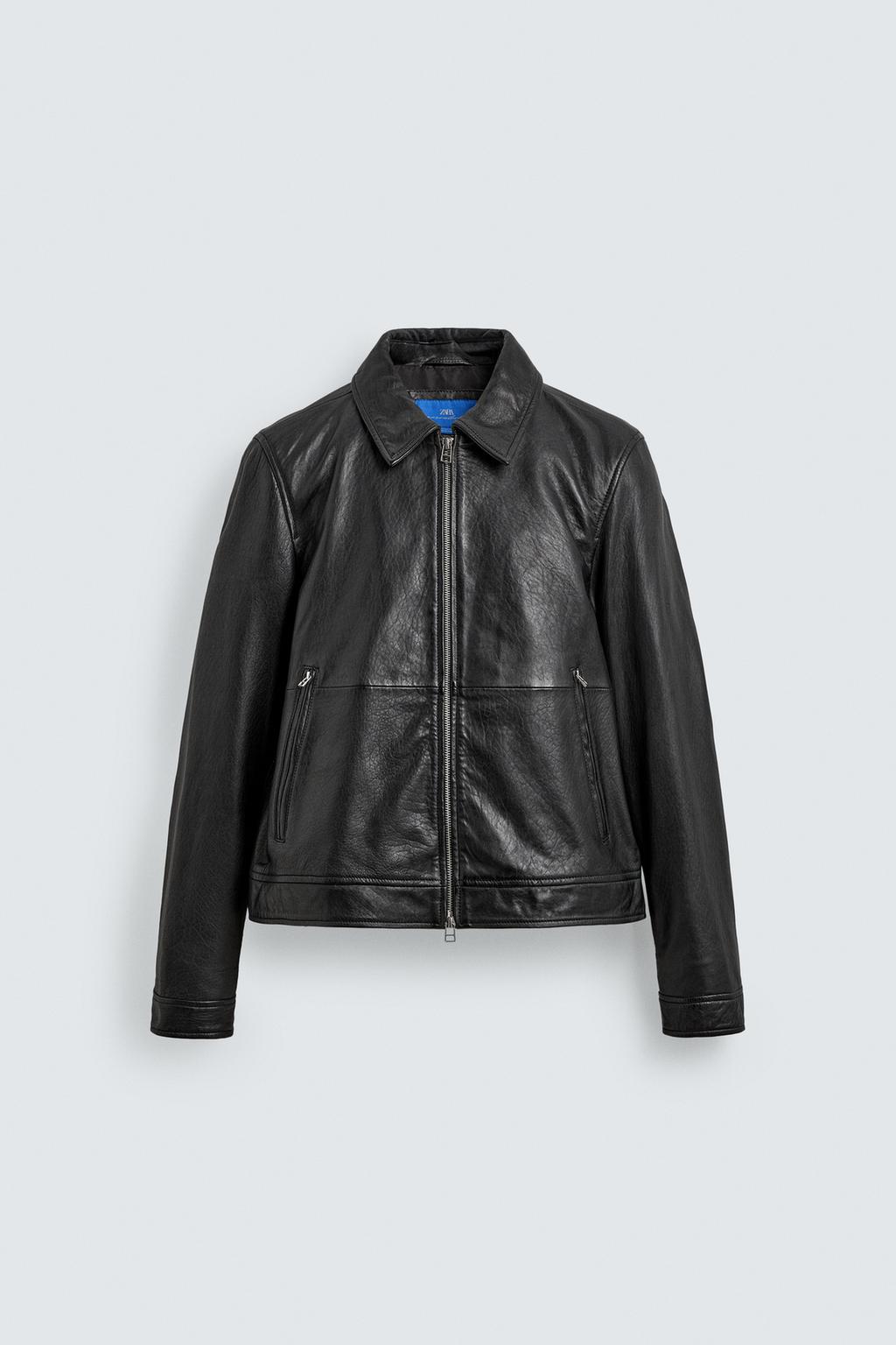 КОЖАНАЯ КУРТКА Zara «Aaron Levine»