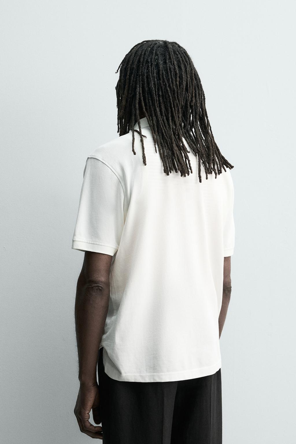 ПОЛО ПИКЕ С ЭФФЕКТОМ ПОТЕРТОСТИ Zara «Aaron Levine»