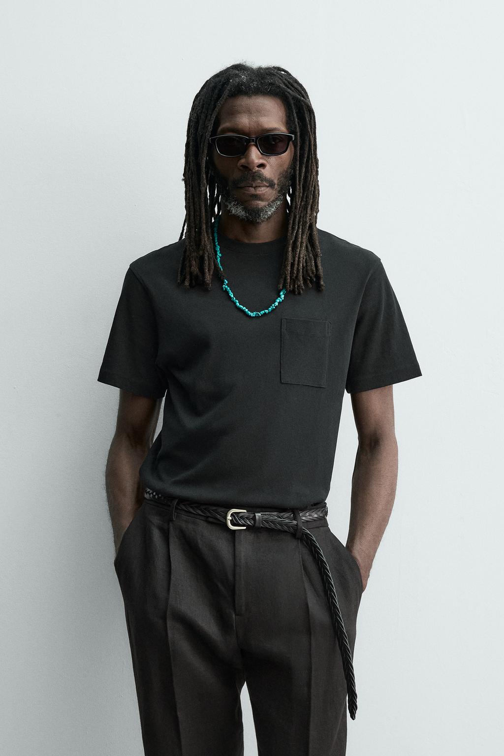 ФУТБОЛКА С КАРМАНОМ Zara «Aaron Levine»