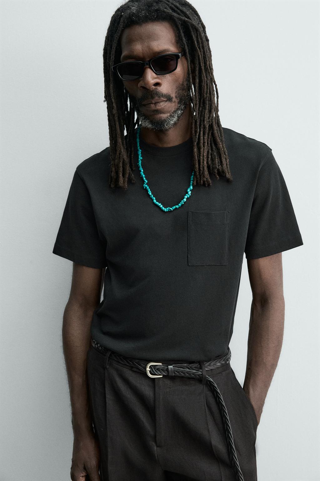 ФУТБОЛКА С КАРМАНОМ Zara «Aaron Levine»