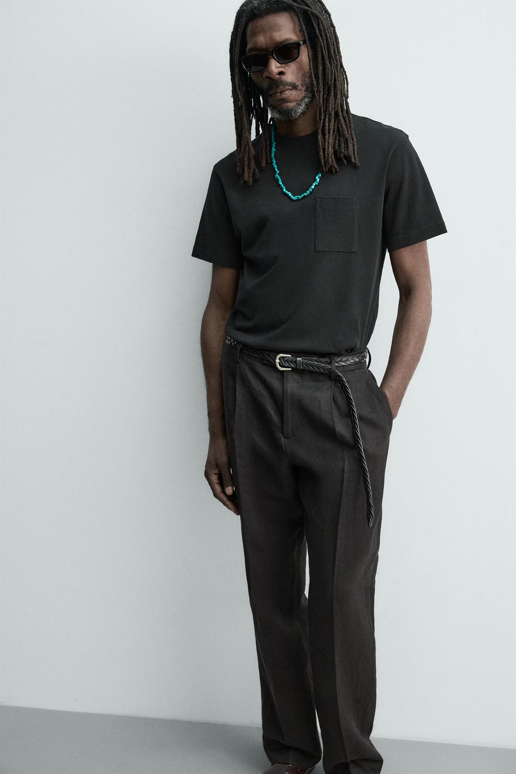 ФУТБОЛКА С КАРМАНОМ Zara «Aaron Levine»