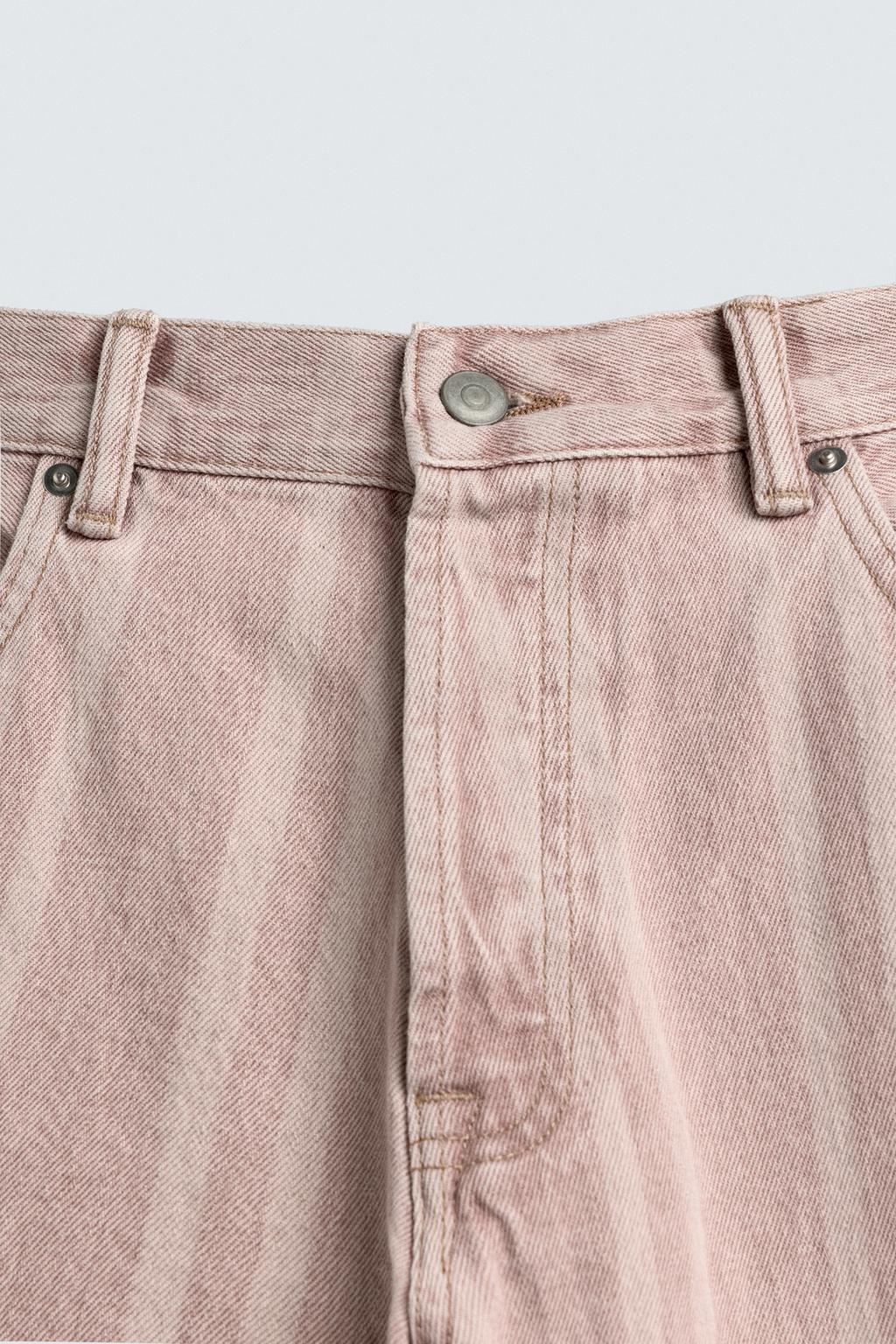 ДЖИНСЫ  В ПОЛОСКУ С ПРИНТОМ