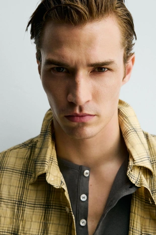 Рубашка  в клетку- Заказать в России