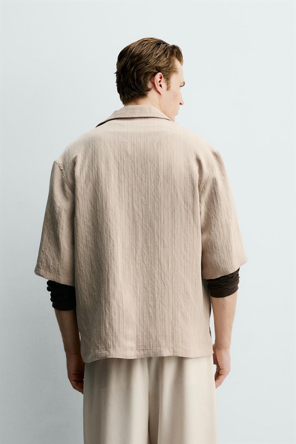 ЖАККАРДОВАЯ РУБАШКА  В ПОЛОСКУ