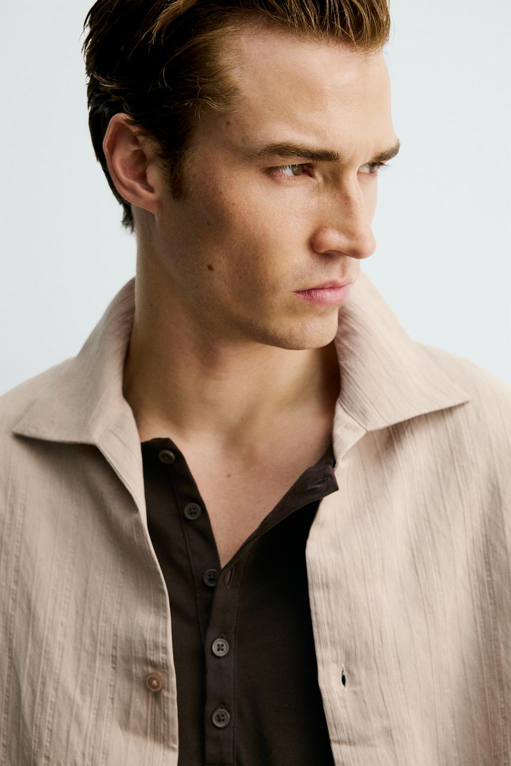 ЖАККАРДОВАЯ РУБАШКА  В ПОЛОСКУ