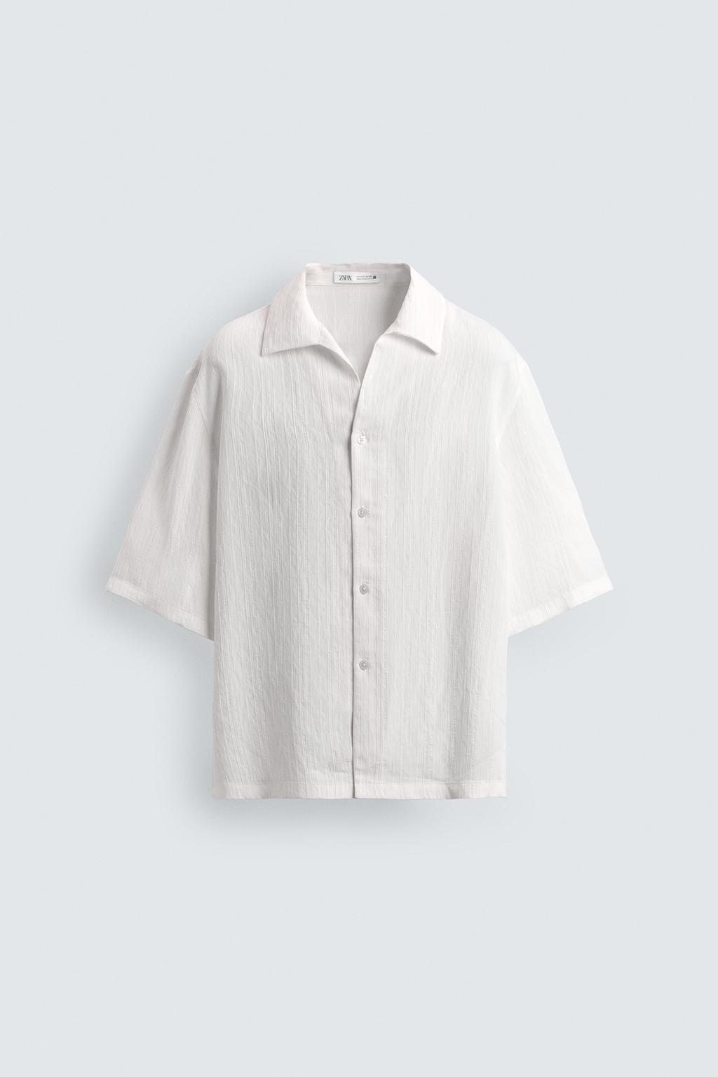 РУБАШКА  ЖАККАРД В ПОЛОСКУ