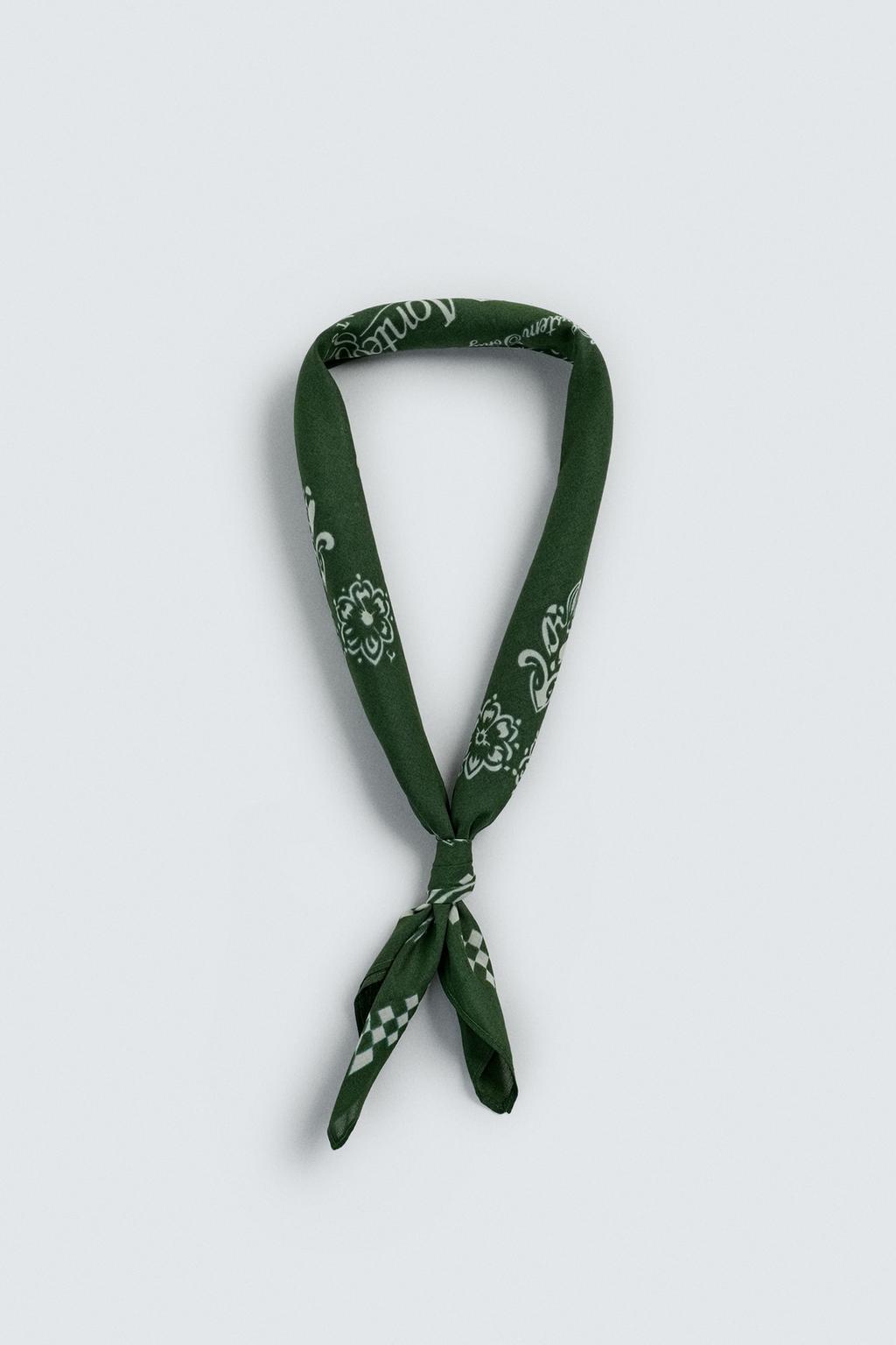 БАНДАНА С ГЕОМЕТРИЧЕСКИМ ПРИНТОМ