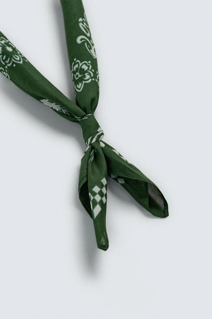 Бандана с геометрическим принтом