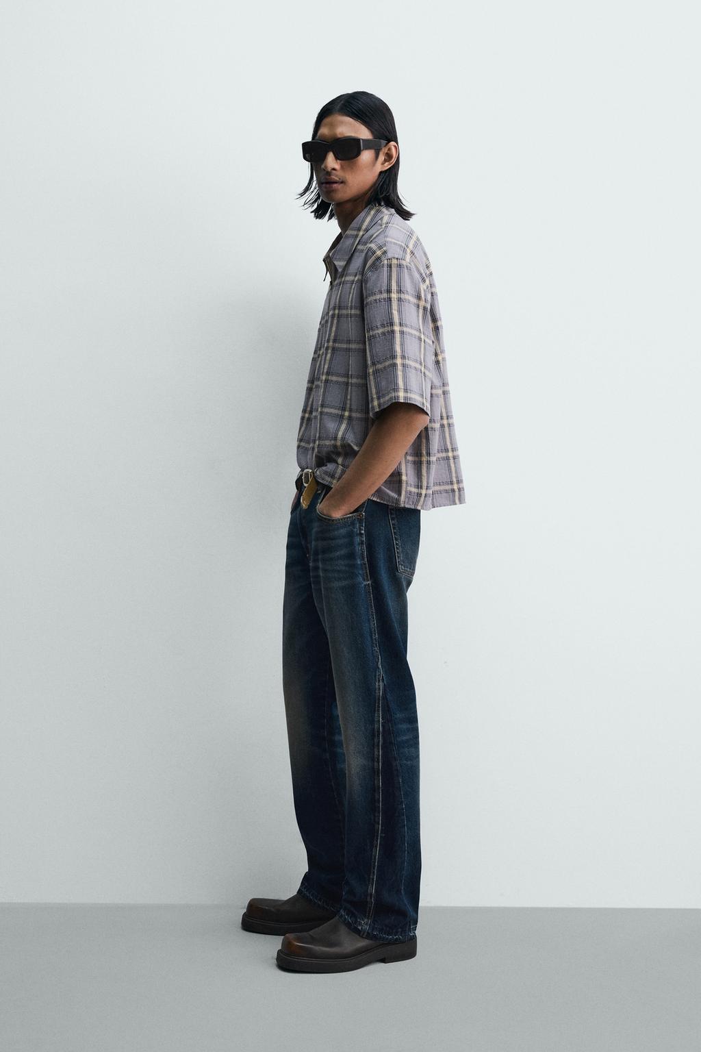 РУБАШКА-ПОЛО В КЛЕТКУ НА МОЛНИИ