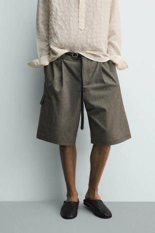 Шорты карго  свободного кроя- Заказать в России