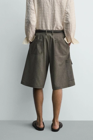 Шорты карго  свободного кроя- Заказать в России