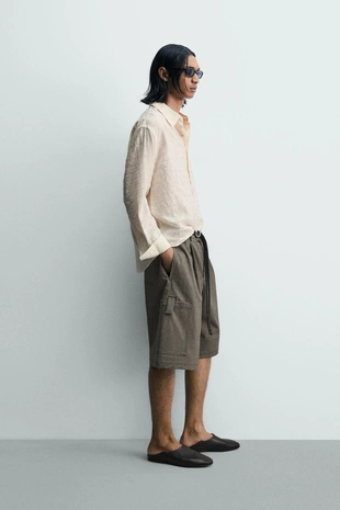 Шорты карго  свободного кроя- Заказать в России