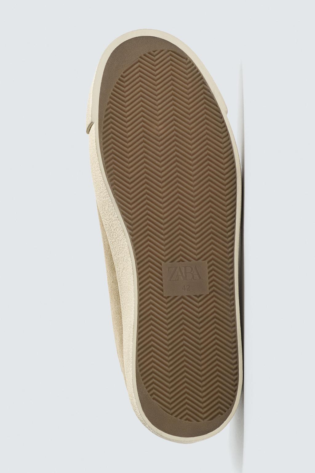 КОЖАНЫЕ КРОССОВКИ С ДЕТАЛЬЮ НА ЗАДНИКЕ