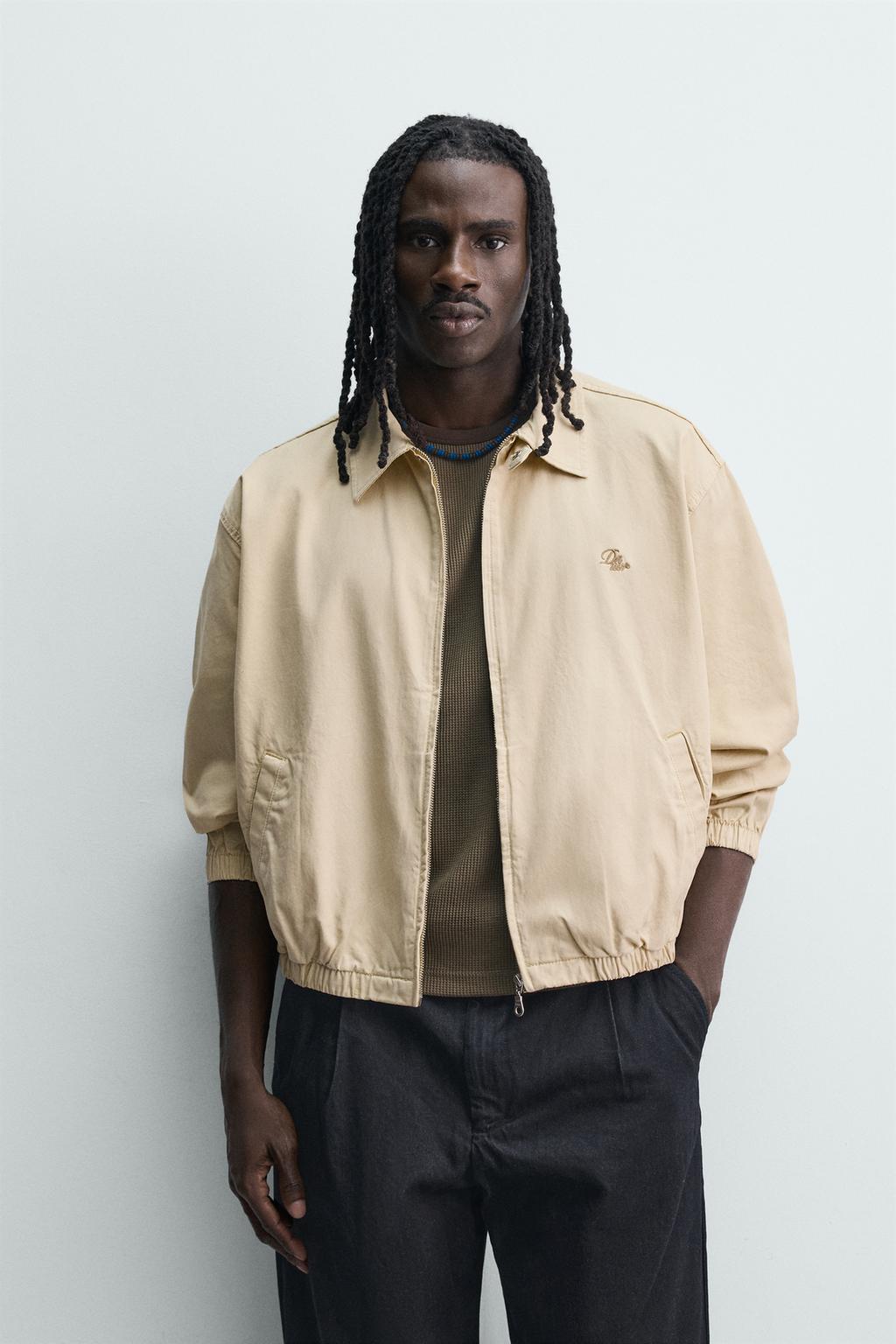 УКОРОЧЕННАЯ КУРТКА С ВЫШИВКОЙ