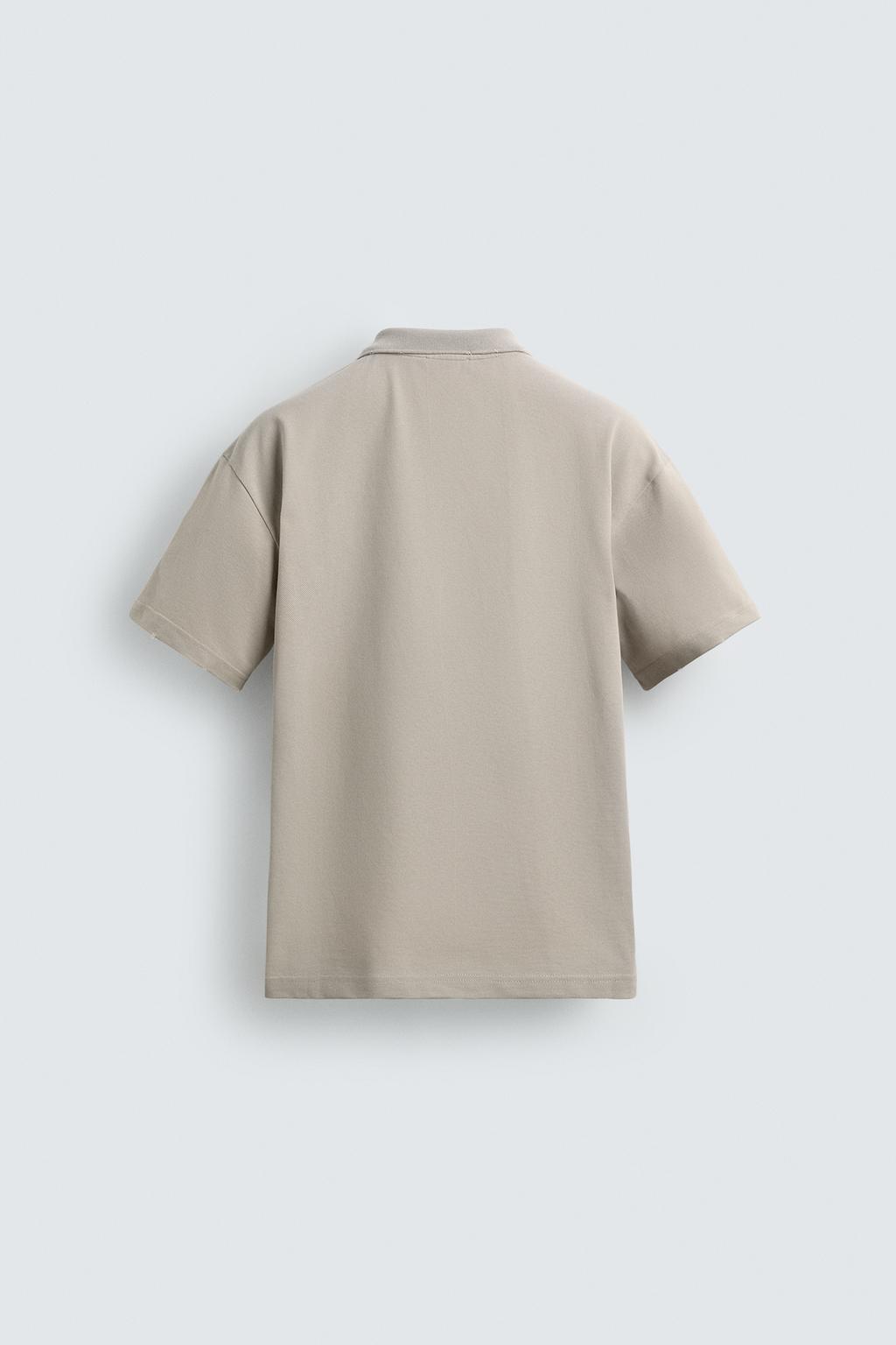 ПОЛО  С ЭФФЕКТОМ ПОТЕРТОСТИ