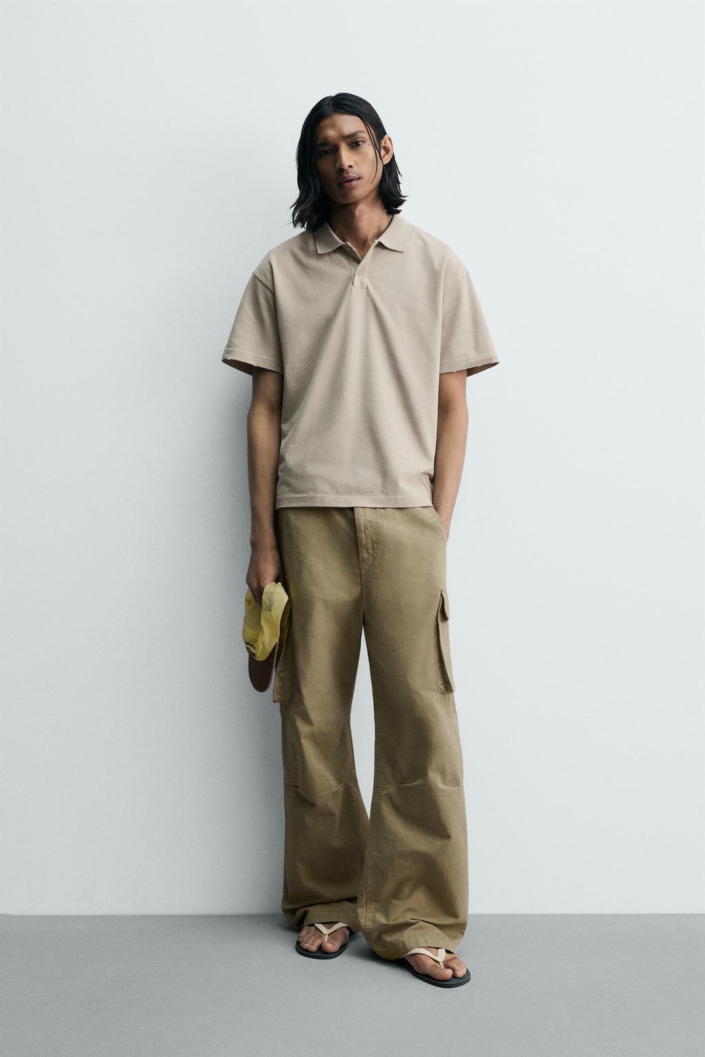 ПОЛО  С ЭФФЕКТОМ ПОТЕРТОСТИ