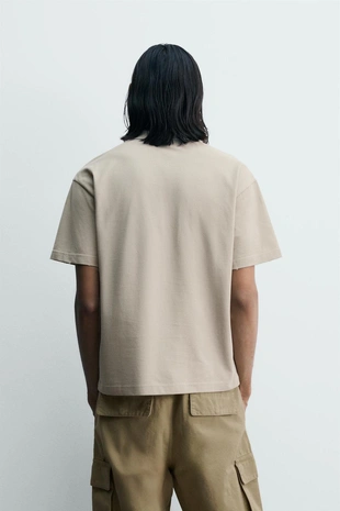 Поло  с эффектом потертости- Заказать в России