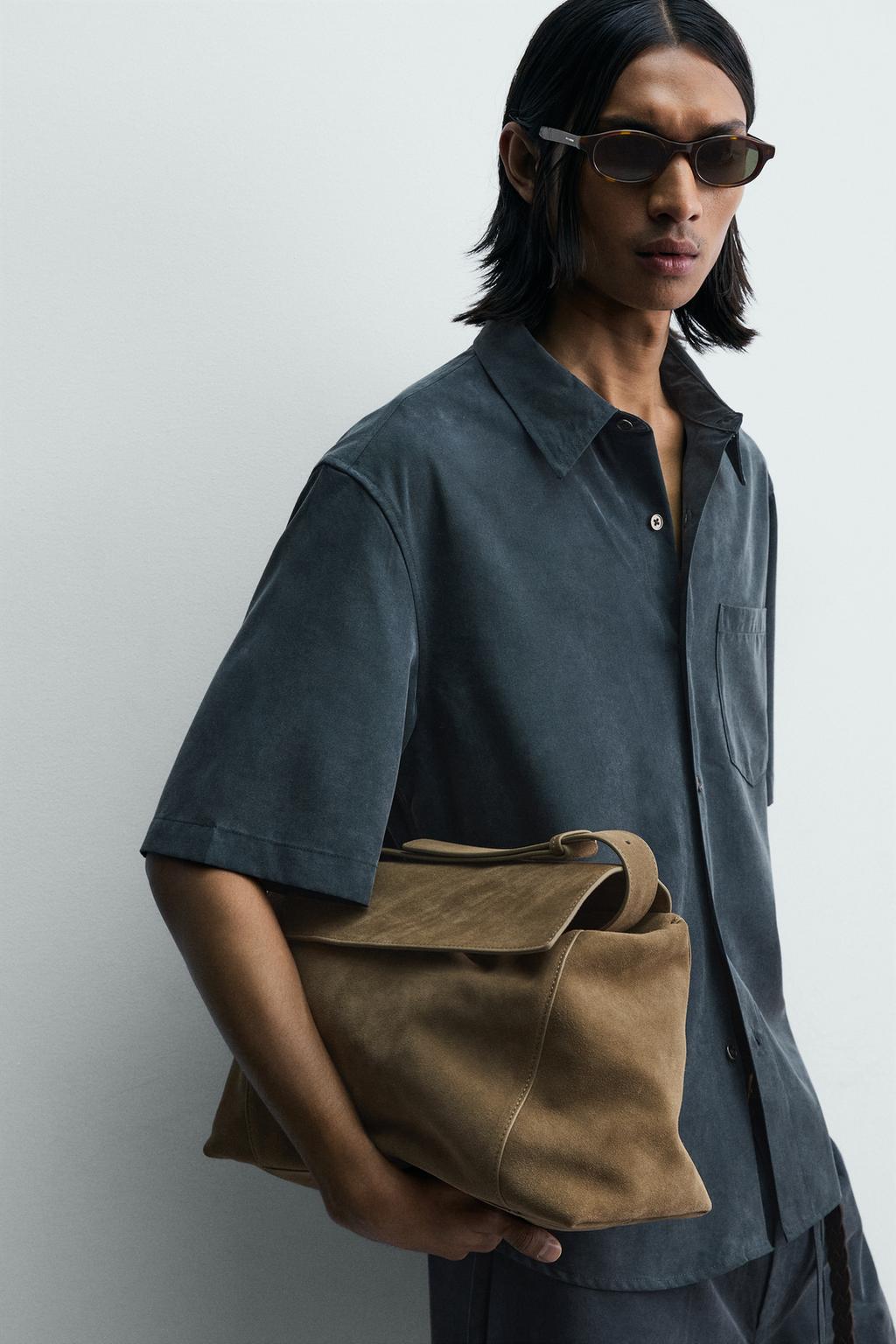 РУБАШКА  С ЭФФЕКТОМ ПОТЕРТОСТИ