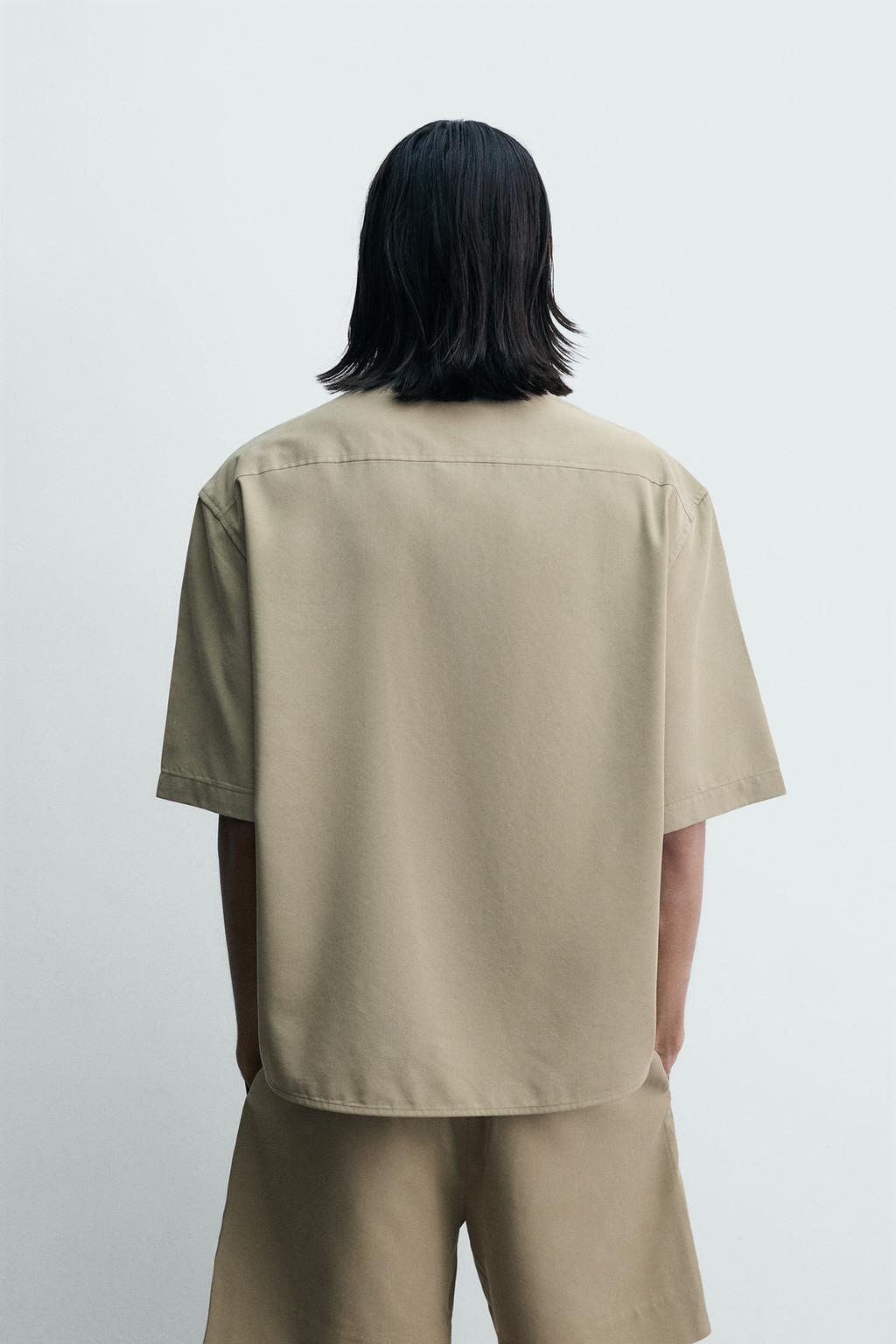 РУБАШКА  С ЭФФЕКТОМ ПОТЕРТОСТИ