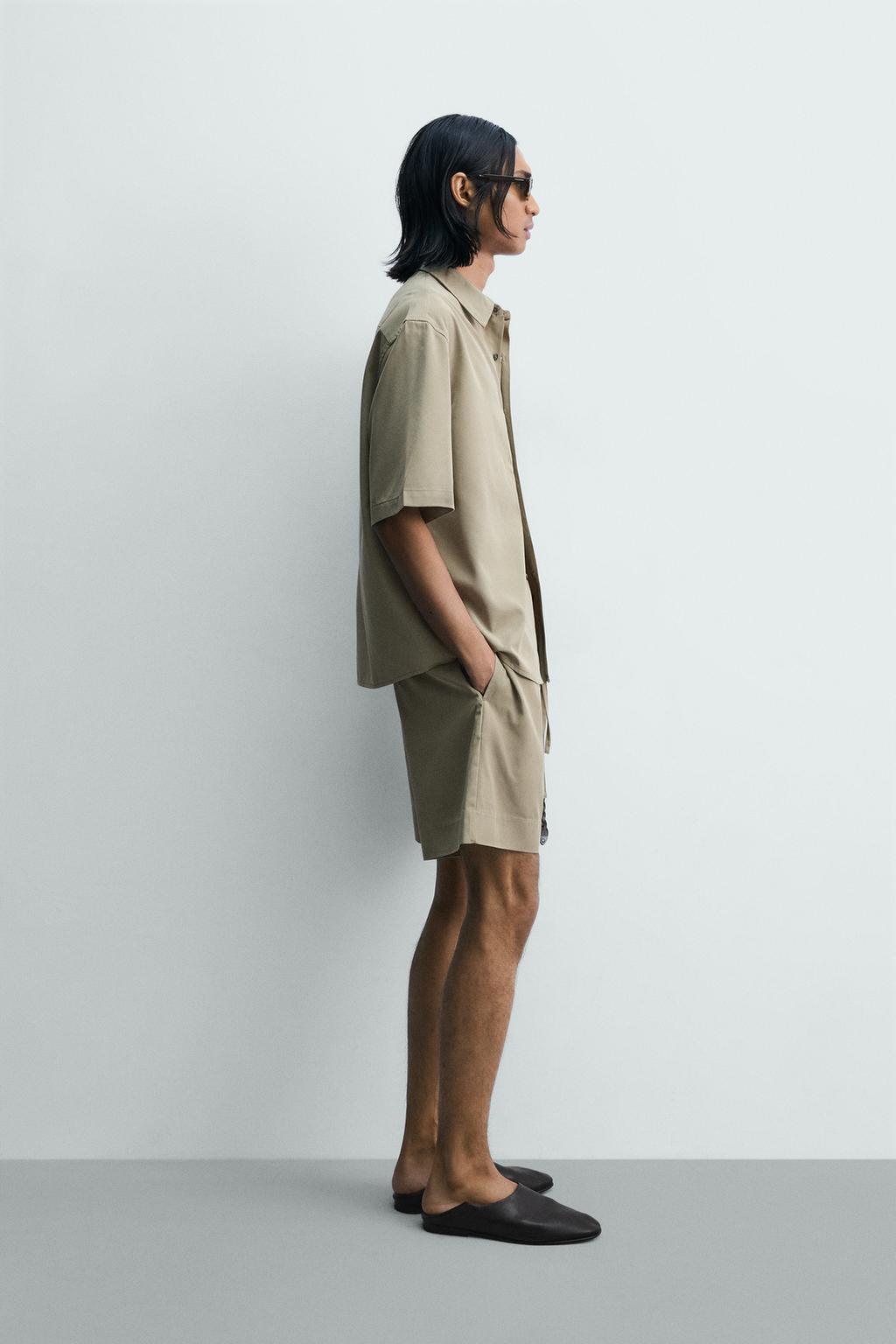 РУБАШКА  С ЭФФЕКТОМ ПОТЕРТОСТИ