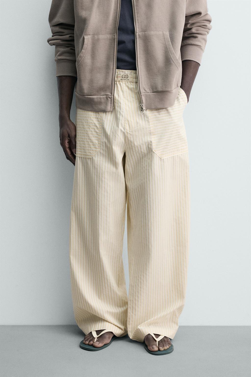 БРЮКИ  В КОНТРАСТНУЮ ПОЛОСКУ